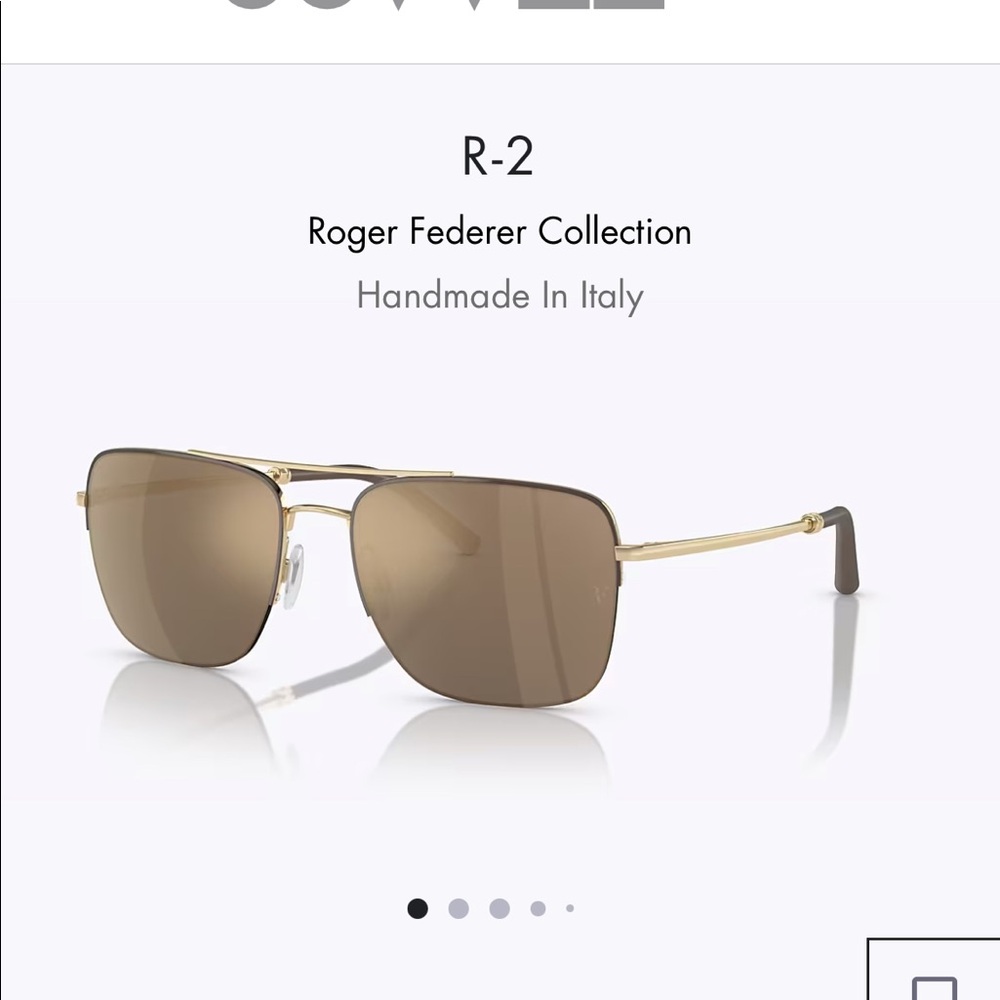 Oliver Peoples R-2 Aviator Sunglasses